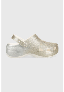 Crocs Чехли Clssic Platform Ombre Glitter Clog Clscplatformombreglitterclogw в златисто с платформа 207933 - Pepit.bg