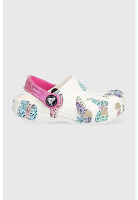 Crocs Чехли BUTTERFLY CLOG в бяло - Pepit.bg