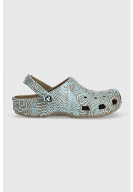Crocs Чехли Classic Topographic Clog в кафяво 208263 - Pepit.bg