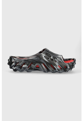 Crocs Чехли Echo Marbled Slide в черно 208467 - Pepit.bg