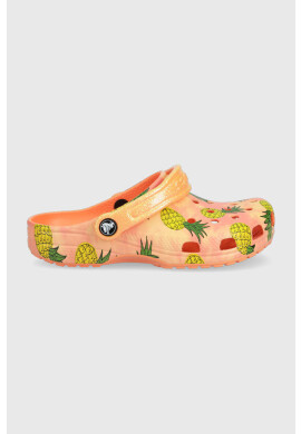 Crocs Детски чехли в оранжево - Pepit.bg