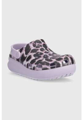 Crocs Детски чехли в лилаво - Pepit.bg