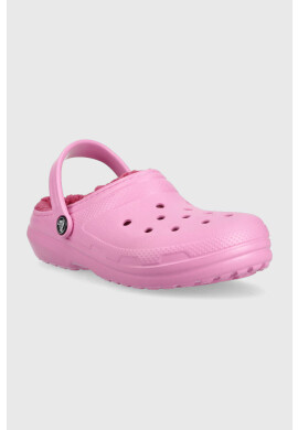 Crocs Детски чехли в розово - Pepit.bg