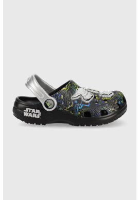 Crocs Детски чехли в черно - Pepit.bg