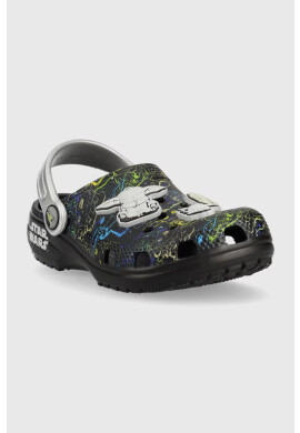 Crocs Детски чехли в черно - Pepit.bg