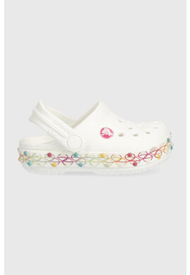 Crocs Детски чехли в бяло - Pepit.bg