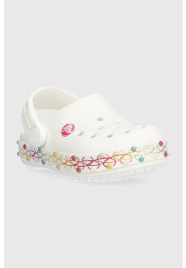 Crocs Детски чехли в бяло - Pepit.bg