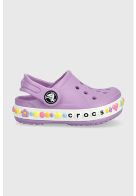Crocs Детски чехли в лилаво - Pepit.bg
