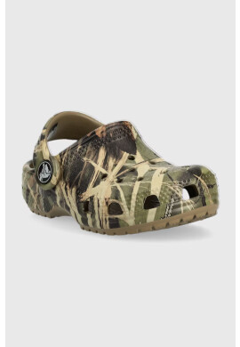 Crocs Детски чехли в зелено - Pepit.bg