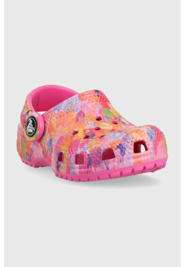 Crocs Детски чехли в розово - Pepit.bg