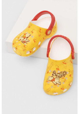 Crocs Детски чехли в жълто - Pepit.bg