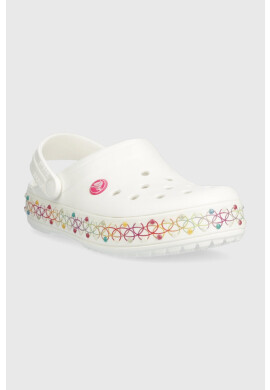Crocs Детски чехли в бяло - Pepit.bg