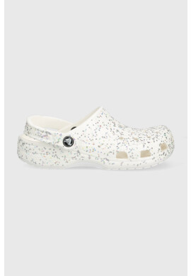 Crocs Детски чехли CLASSIC STARRY GLITTER в сребристо - Pepit.bg