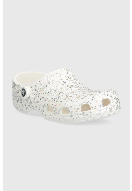 Crocs Детски чехли CLASSIC STARRY GLITTER в сребристо - Pepit.bg