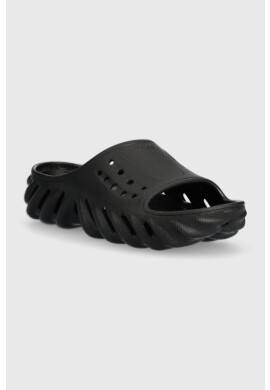 Crocs Детски чехли ECHO SLIDE в черно - Pepit.bg