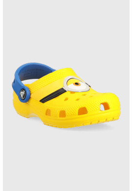 Crocs Детски чехли x Minions в жълто - Pepit.bg