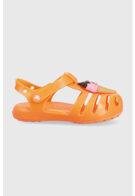 Crocs Детски сандали ISABELLA CHARM SANDAL в оранжево - Pepit.bg