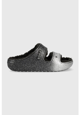 Crocs Пантофи Classic Cozzzy Glitter Sandal Classic Cozzzy Glitter Sandal в сребристо 208124 - Pepit.bg