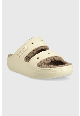 Crocs Пантофи Classic Cozzzy Sandal Classic Cozzzy Sandal в бежово 207446 - Pepit.bg