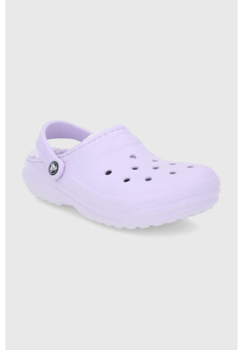 Crocs Пантофи Classic Lined Clog в розово 203591 - Pepit.bg