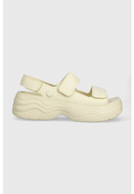 Crocs Сандали Skyline Slide в бежово с платформа 208183 - Pepit.bg