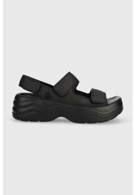 Crocs Сандали Skyline Slide в черно с платформа 208183 - Pepit.bg