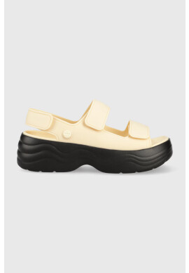 Crocs Сандали Skyline Slide в бежово с платформа 208183 - Pepit.bg