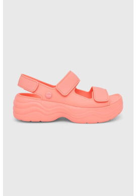 Crocs Сандали Skyline Slide в оранжево с платформа 208183 - Pepit.bg