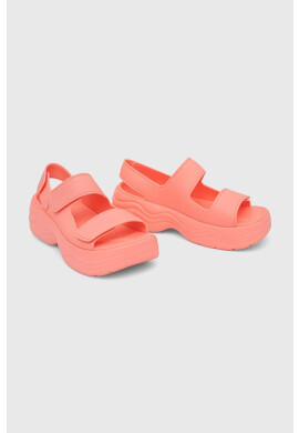 Crocs Сандали Skyline Slide в оранжево с платформа 208183 - Pepit.bg