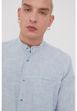 Cross Jeans Риза с лен - Pepit.bg