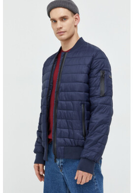 Cross Jeans Яке бомбър в тъмносиньо с преходна изолация - Pepit.bg