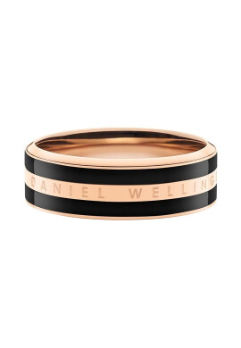 Daniel Wellington Пръстен Emalie Ring Black Rg 50 - Pepit.bg