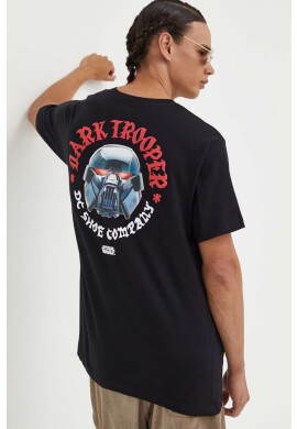 DC Памучна тениска x Star Wars в черно с принт - Pepit.bg