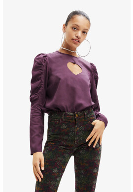 Desigual Блуза в черно с десен - Pepit.bg