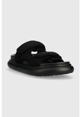Desigual Чехли в черно с платформа 23SSSA09.2000 - Pepit.bg