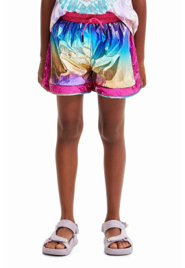 Desigual Детски къси панталони с десен - Pepit.bg