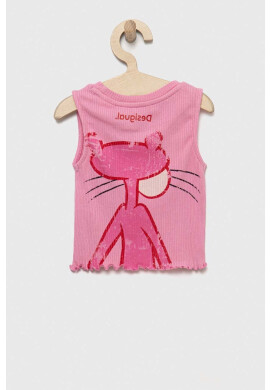 Desigual Детски топ в розово - Pepit.bg