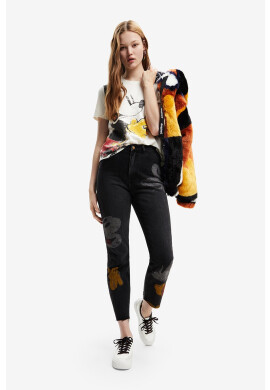 Desigual Дънки с висока талия - Pepit.bg