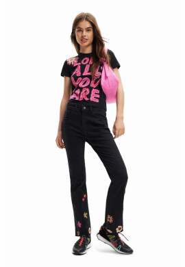 Desigual Дънки в с висока талия - Pepit.bg