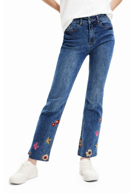 Desigual Дънки в с висока талия - Pepit.bg
