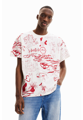 Desigual Памучна тениска - Pepit.bg