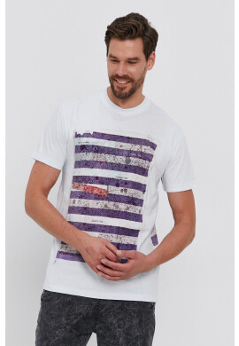 Desigual Памучна тениска с изчистен дизайн - Pepit.bg