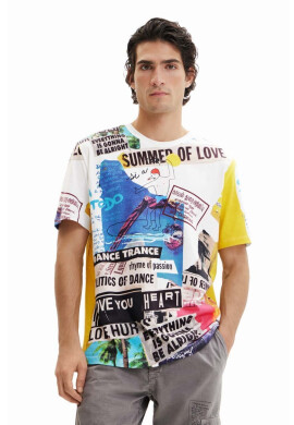 Desigual Памучна тениска - Pepit.bg