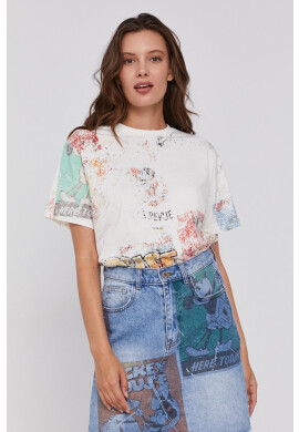 Desigual Памучна тениска x Mouse Mickey - Pepit.bg