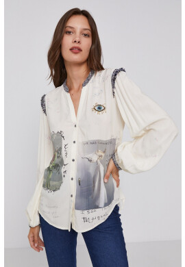 Desigual Риза мъжка със стандартна кройка с класическа яка - Pepit.bg