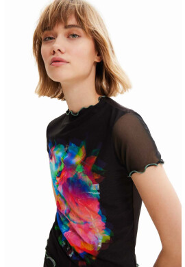 Desigual Тениска в черно - Pepit.bg