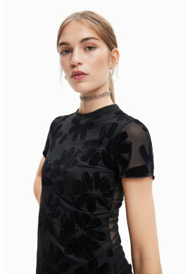 Desigual Тениска в черно - Pepit.bg