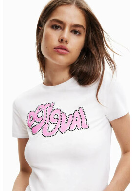 Desigual Тениска в бяло - Pepit.bg