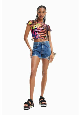 Desigual Тениска в бяло - Pepit.bg