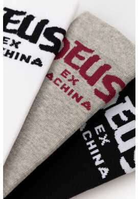 Deus Ex Machina Чорапи (3 чифта) в сиво - Pepit.bg